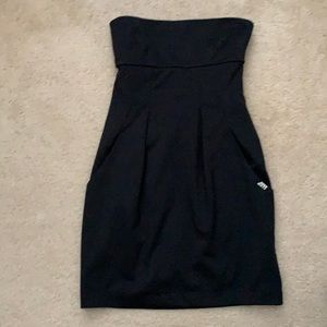 Miss Sixty Diamond Strapless Dress with pockets XS